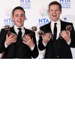 Ant McPartlin And Dec Donnelly Win Big At The National Television Awards, 2014