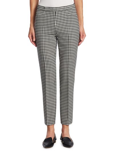Clothing, Trousers, Suit trousers, Plaid, Pattern, Design, Suit, sweatpant, Waist, Pocket, 