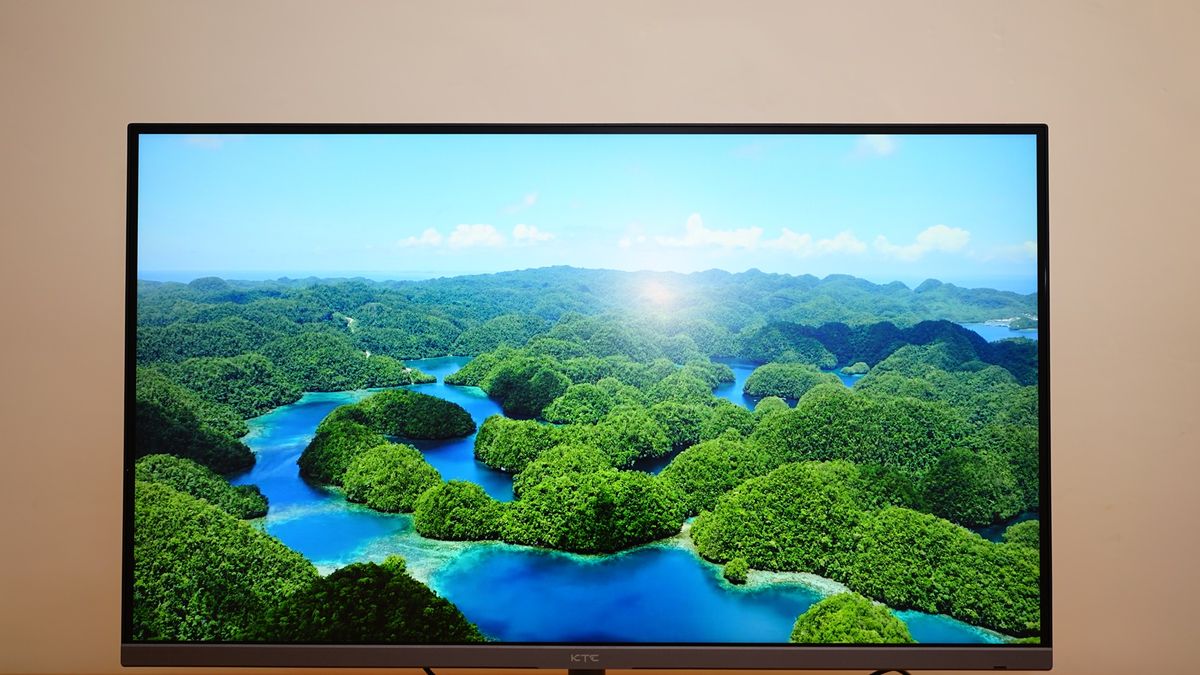 KTC A32Q8 Smart Monitor during our review process