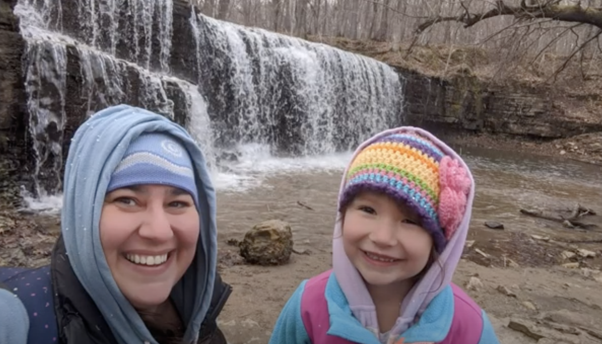 Colleen and Wynn Radke at Hidden Falls.