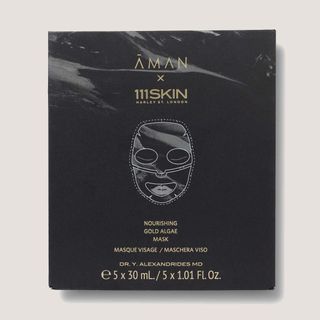111Skin and Aman face masks in black box