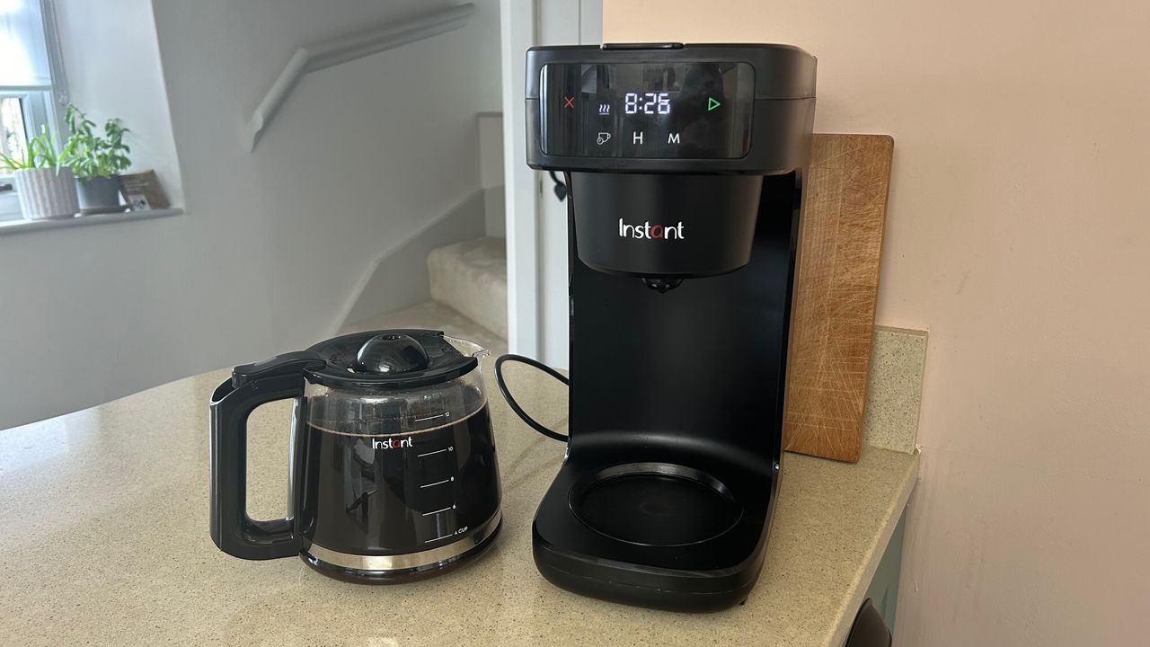 Instant Infusion Brew coffee maker and full jug