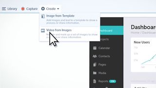 Creating a video from images in Snagit