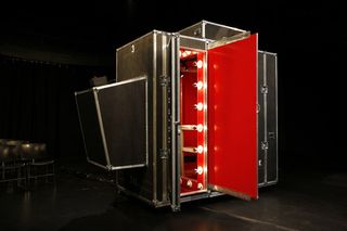 Theater for One, 2007. Mobile performance space for one actor and one audience member.