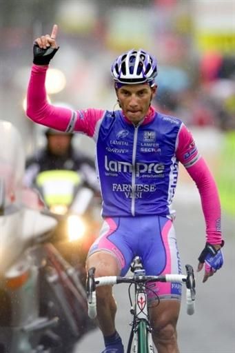 Simon Spilak (Lampre-Farnese Vini) wins the fourth stage of the Tour of Romandie