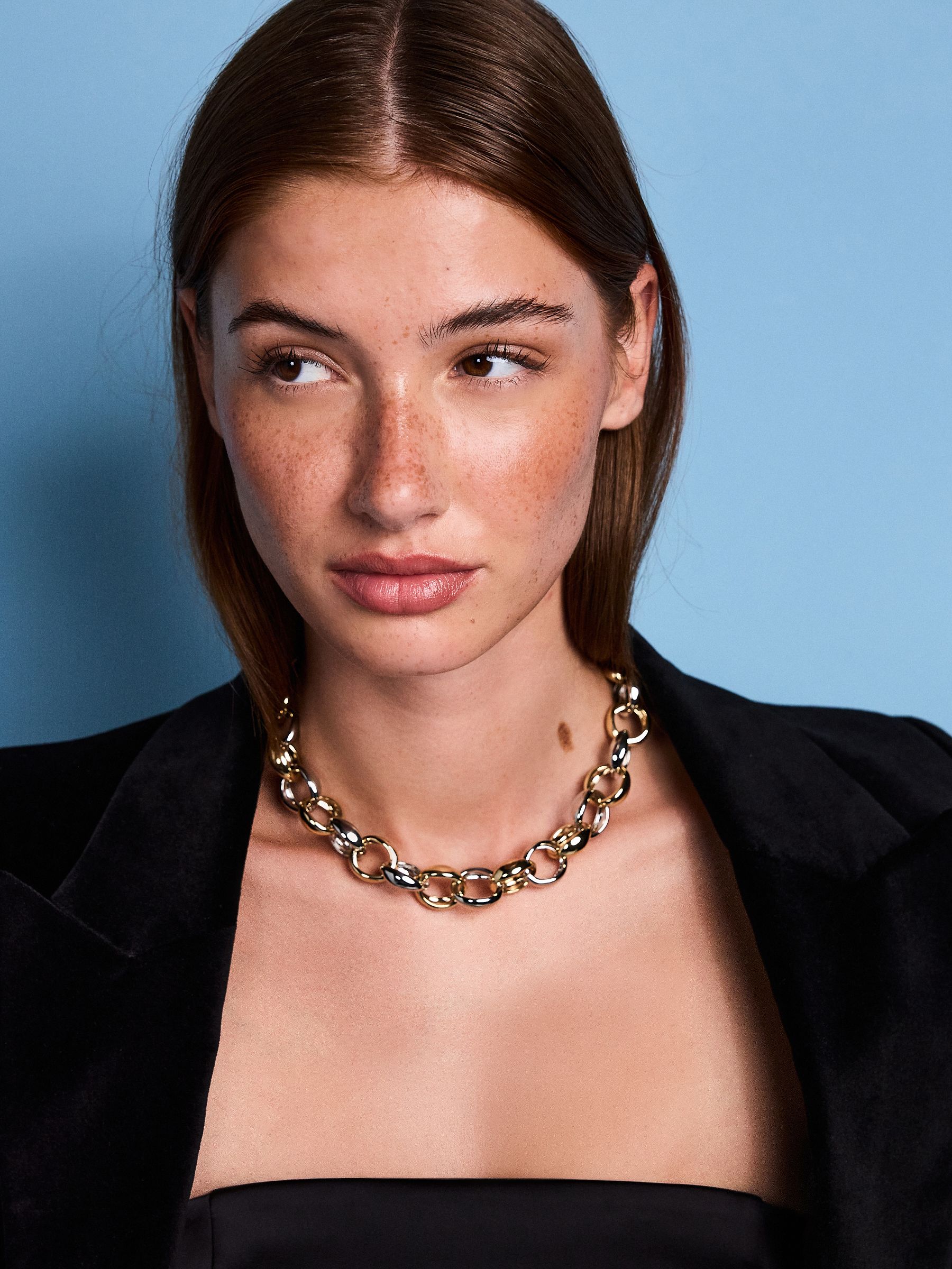 Gold/silver Tone Tabitha Simmons X Next Lyra Chunky Chain Necklace