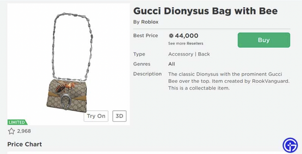 Someone Spent Over 4 000 On This Gucci Bag In Roblox Best Roblox Meme Wannaplay News - roblox takes 30 of sale