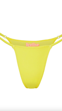 Triangle Yellow Bikini Bottom: $40 | Kylie Swim