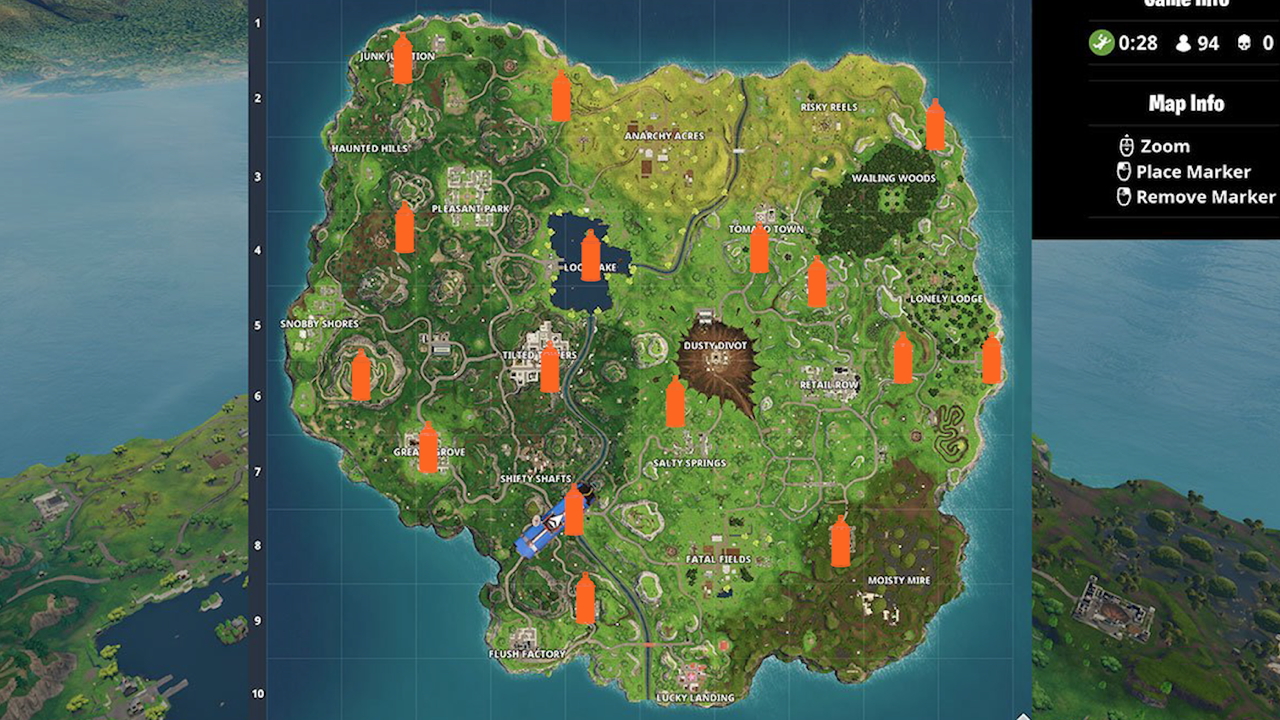 Fortnite Carbide and Omega poster locations guide | GamesRadar+