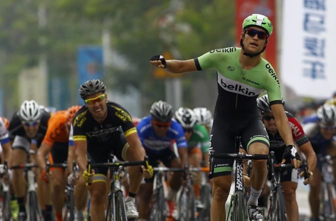 Theo Bos (Belkin) wins another stage