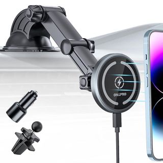 OHLPRO Magnetic Wireless Car Charger on a white background.