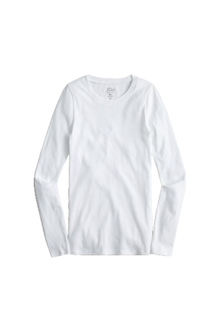 j.crew, Perfect-Fit Long-Sleeve Crewneck T-Shirt