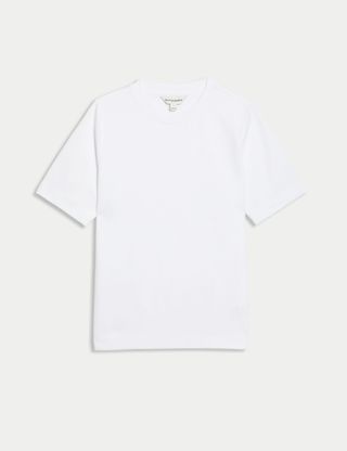 Cotton Rich Crew Neck T-Shirt