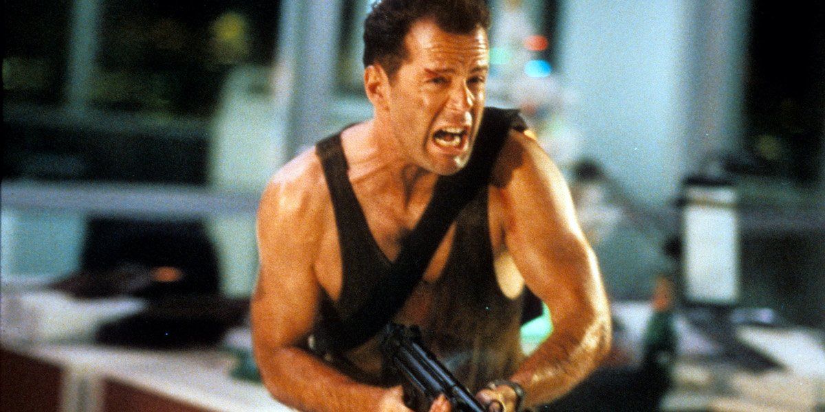 Bruce Willis in Die Hard