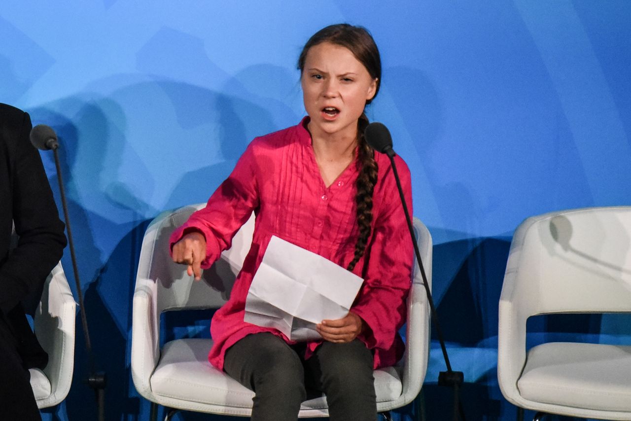 Greta Thunberg at the Climate Action Summit