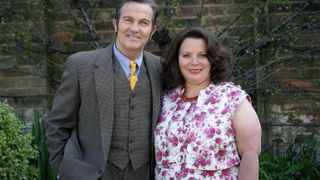 Bradley Walsh and Joanna Scanlan as Pop and Ma Larkin