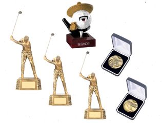 best golf trophies to buy - six pack
