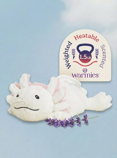 Warmies Microwavable Weighted Axolotl Plushie