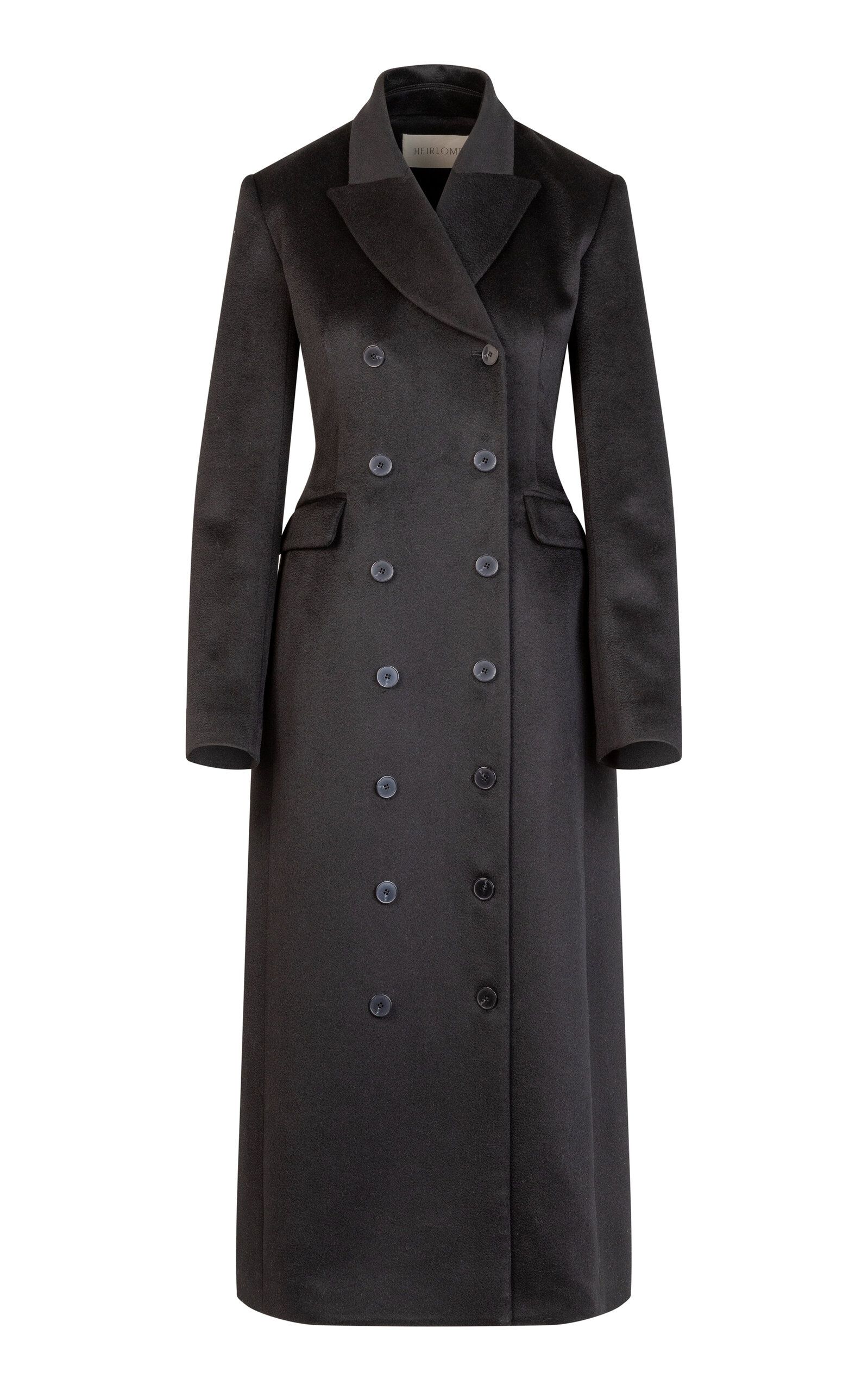 Evelyn Double-Breasted Cashmere Coat