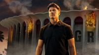 Tom Brady in promotional artwork for Netflix's Roast of Tom Brady