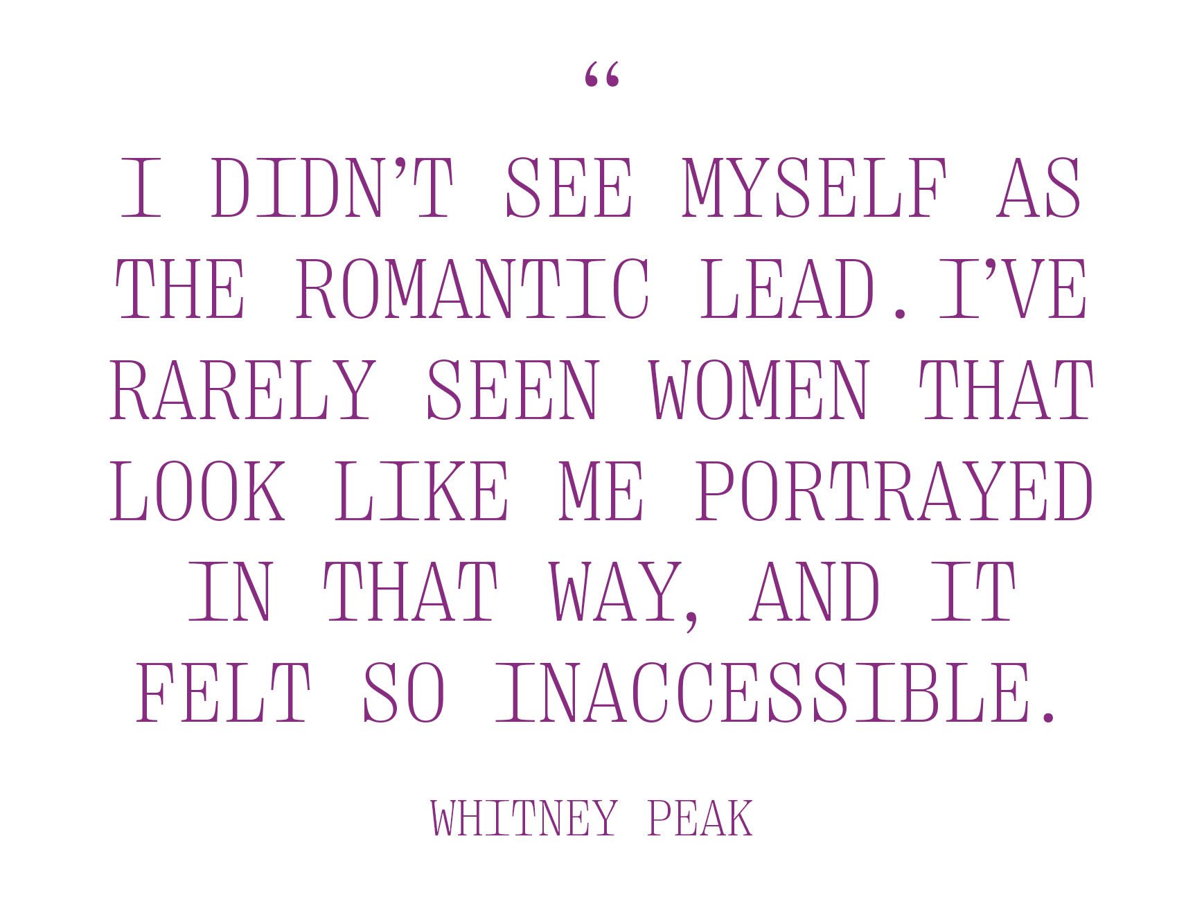 Whitney Peak is the Who What Wear October 2026 cover star