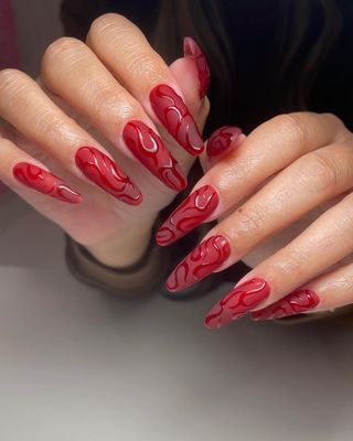 fire-red matte