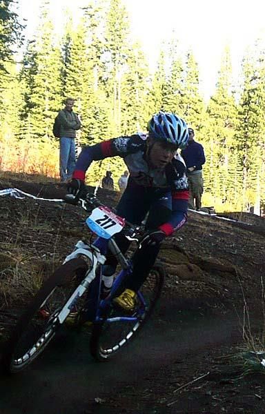Chloe Forsman (University of Arizona) finished second in the Division 1 race.