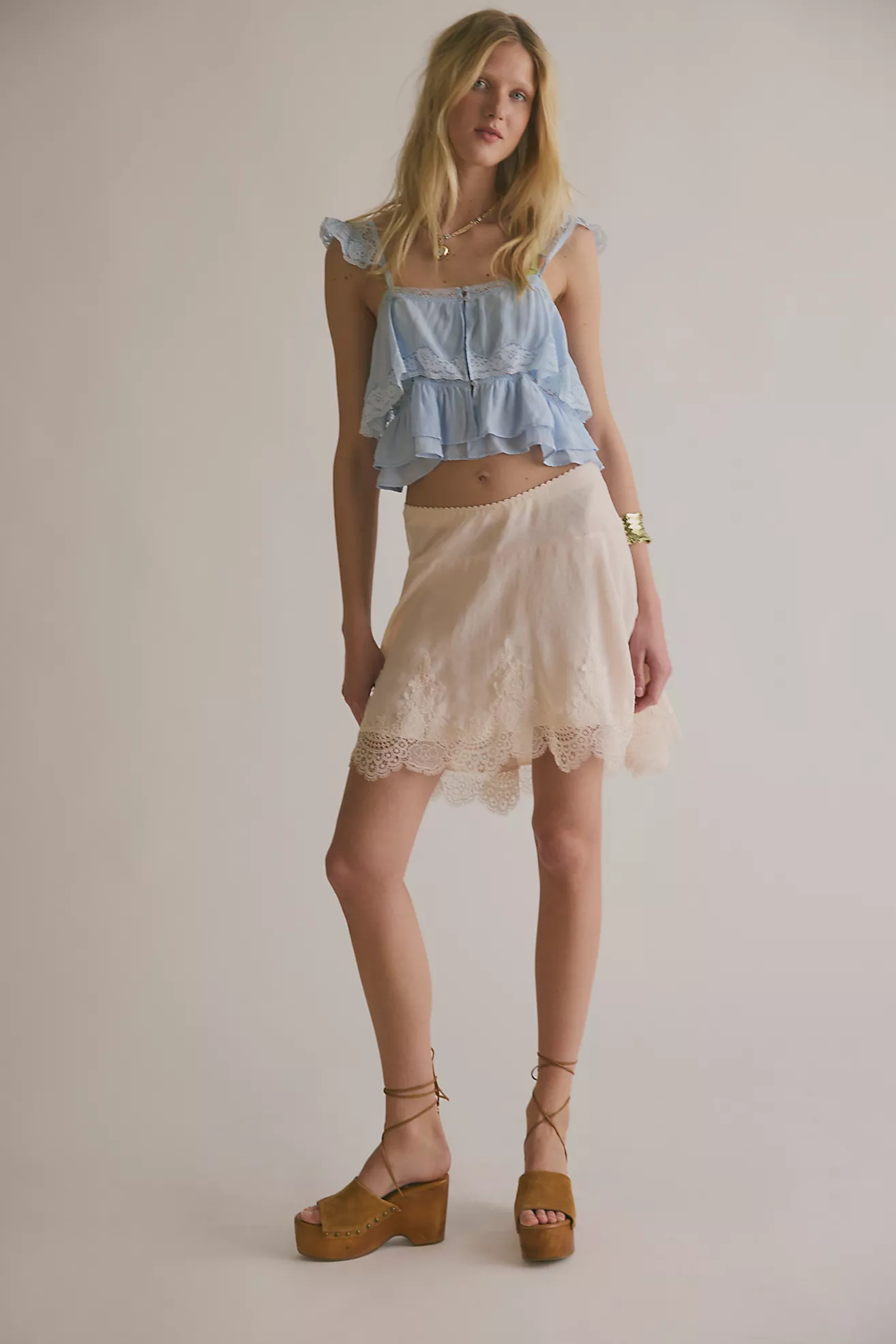 Something Satin Half Slip