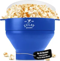 Zulay Microwave Popcorn Popper Bowl