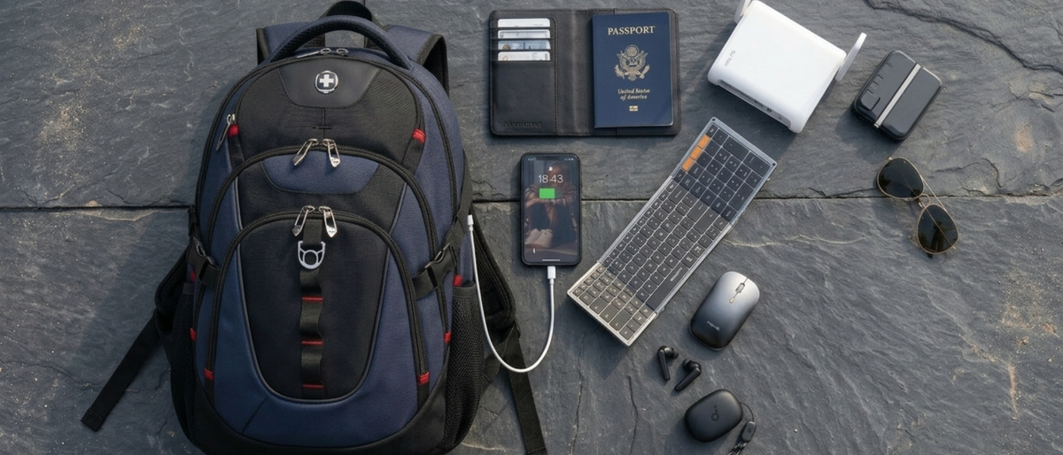 18 travel tech essentials to survive trade-show season — because your hotel room wasn't built for work