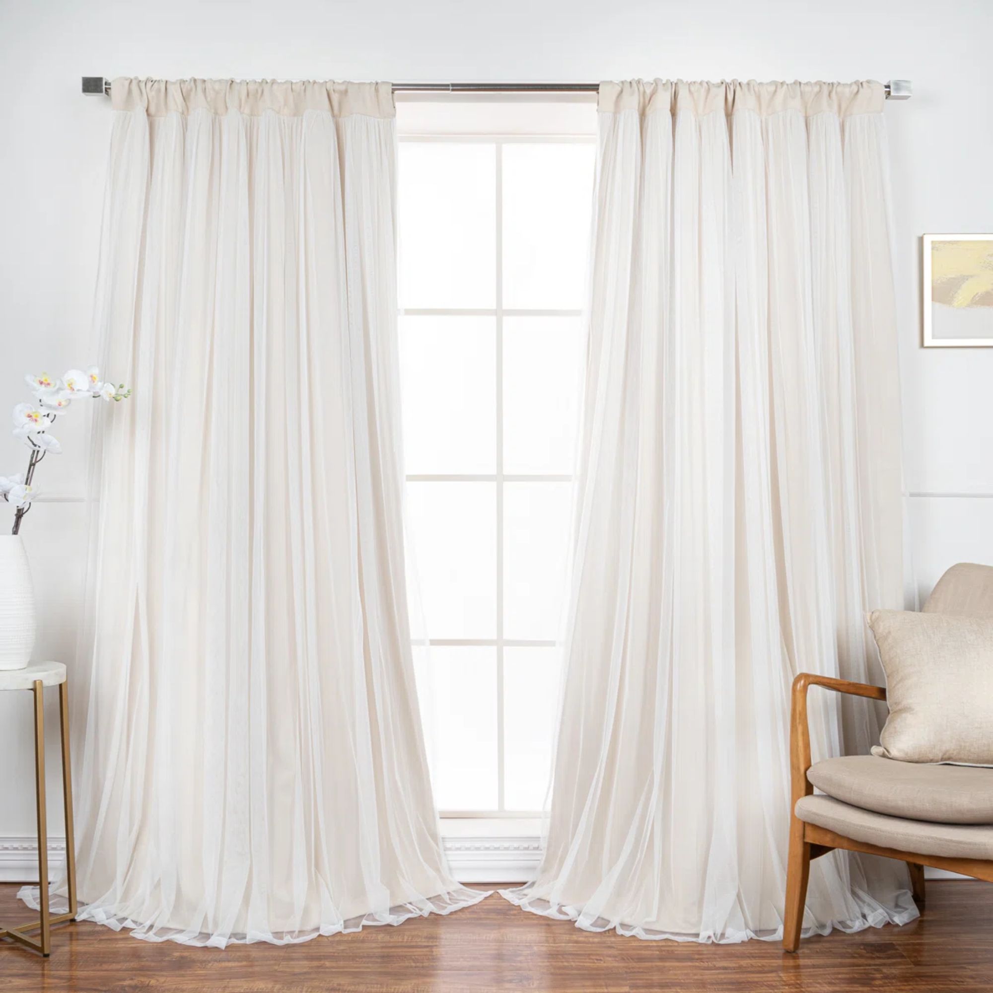 Wayfair white blackout curtains