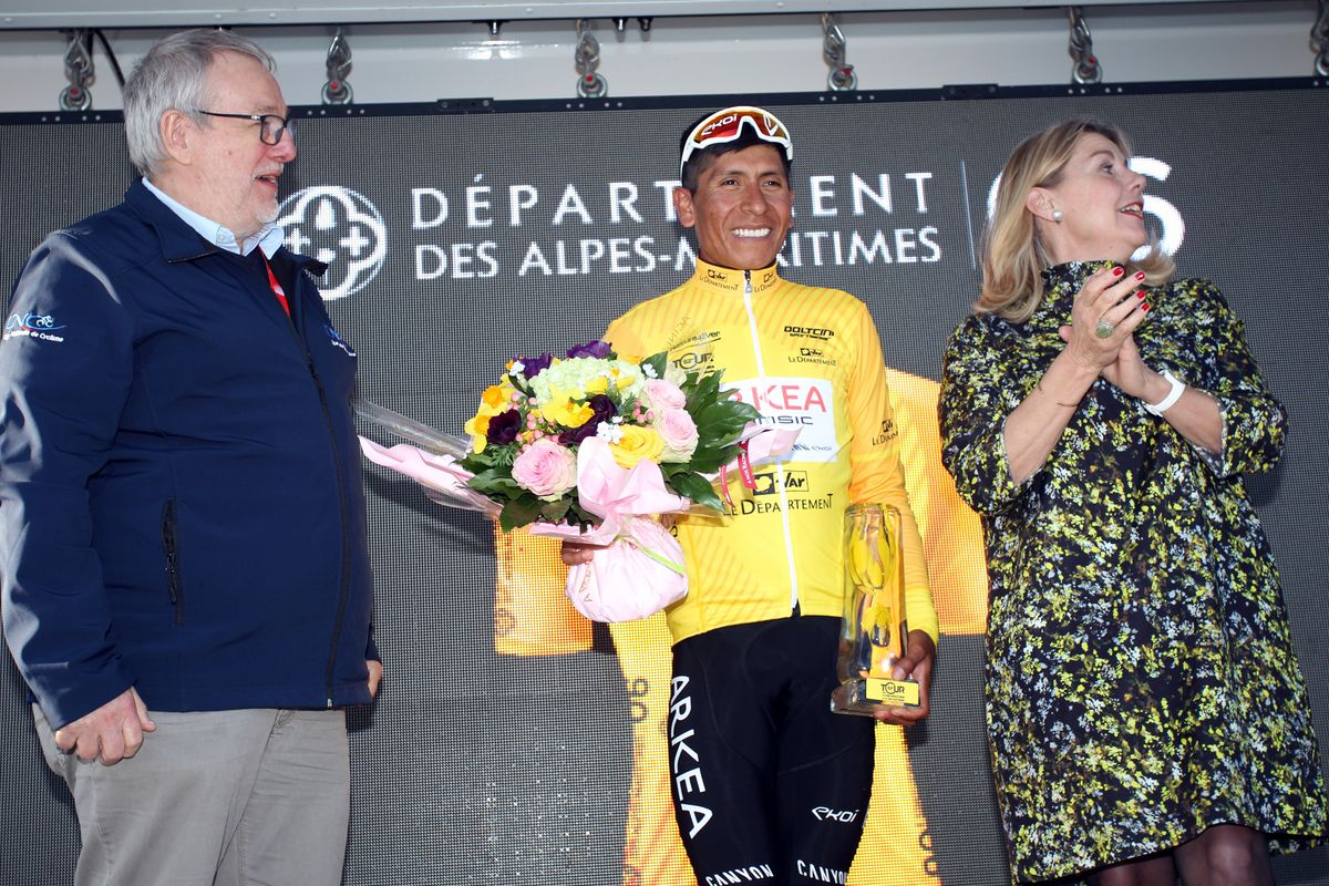 Tour Cycliste International du Var et des Alpes Maritimes 2020 - 52nd Edition - 2nd stage Pegomas - Col d&#039; Eze 175,7 km - 22/02/2020 - Nairo Quintana (COL - Team Arkea Samsic) - photo Etienne Garnier/BettiniPhotoÂ©2020