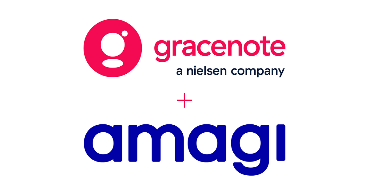 Gracenote and Amagi logos