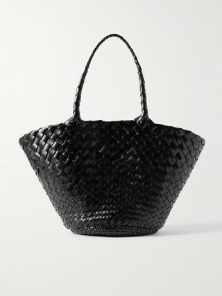 Egola Woven Leather Tote