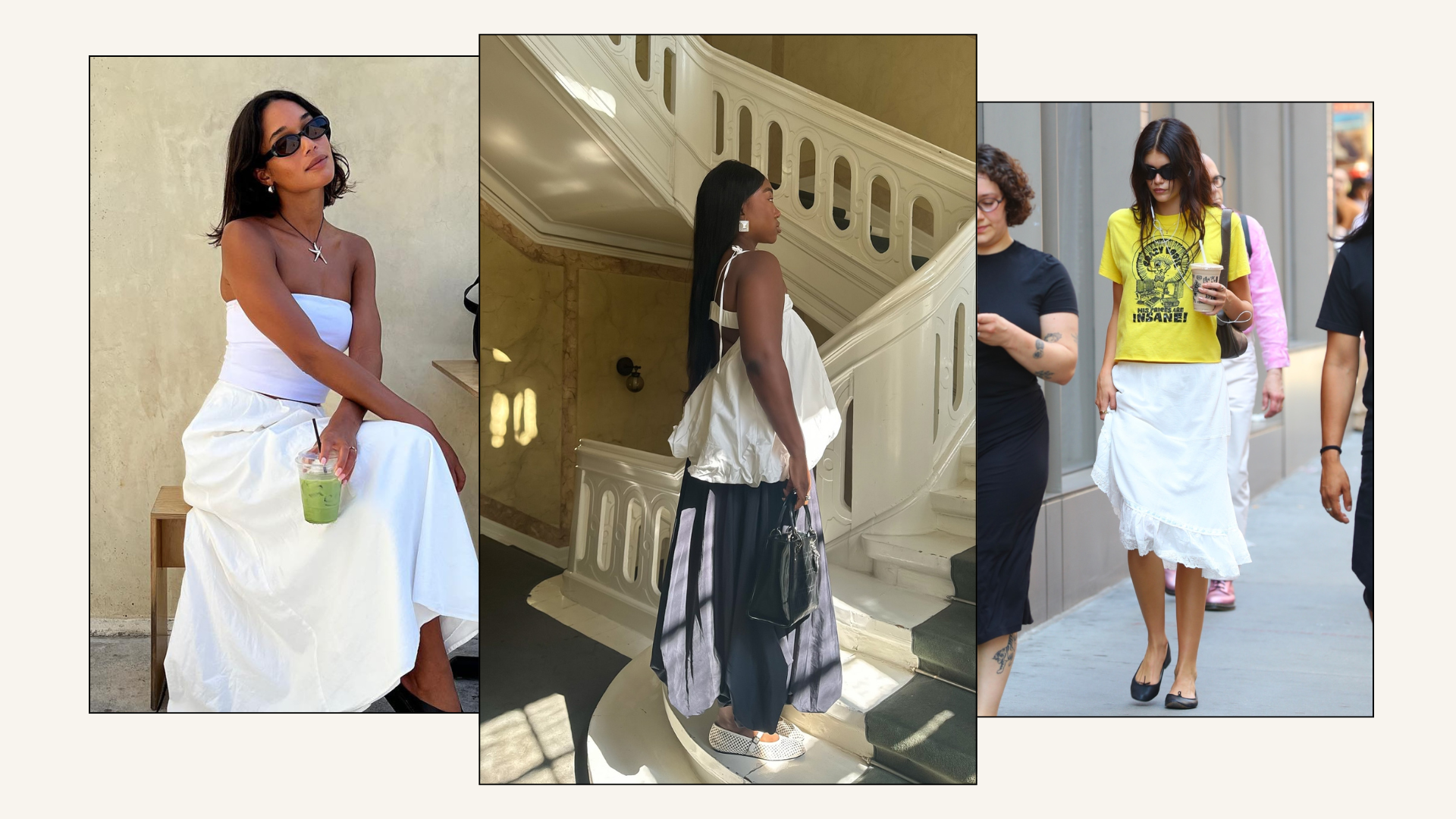 An image of the best linen skirts.