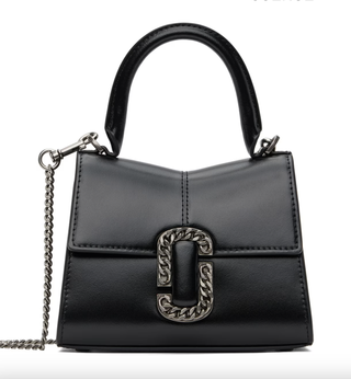 Marc Jacobs Black 'The St. Marc Mini Top Handle' Bag