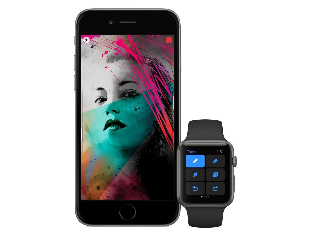 Procreate Pocket turns your Apple Watch into a digital artist's palette
