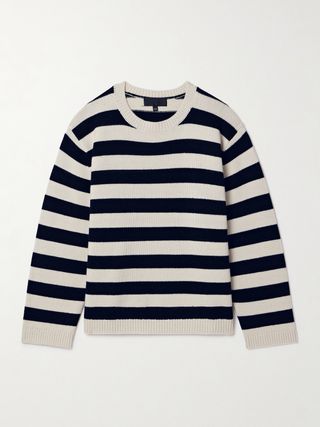 Trina Striped Cashmere Sweater