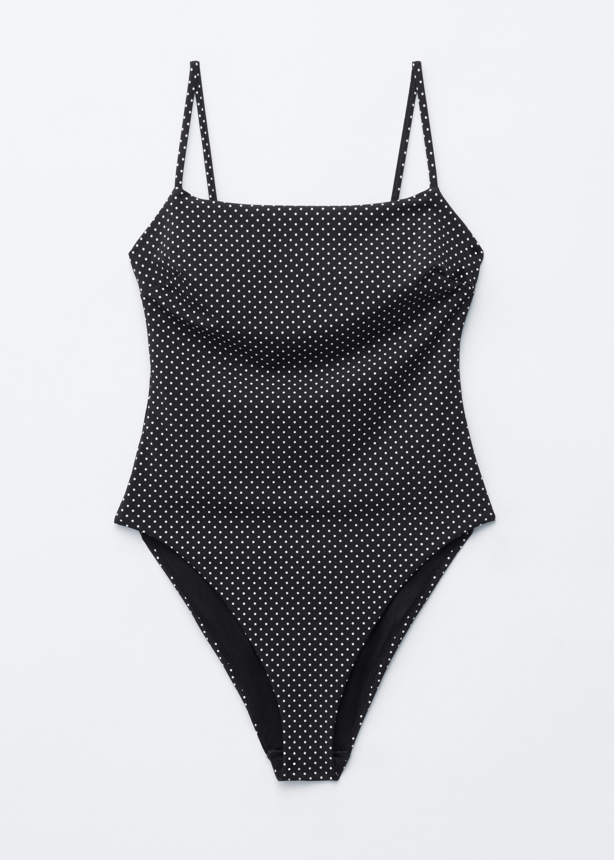 Polka Dot Swimsuit - Black/polka Dot