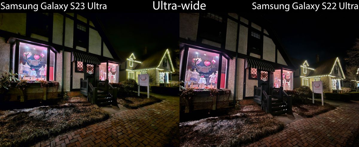 Comparing the ultrawide cameras between the Galaxy S23 Ultra and other Android phones