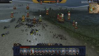 Total War: Pharaoh battle in rain