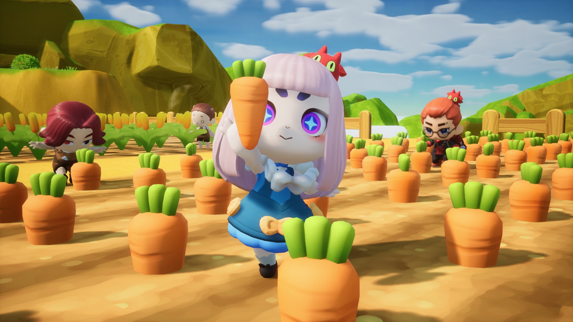 Happy Tomato's kawaii life simulator lets players create Utokers to explore, farm, and socialize with friends.