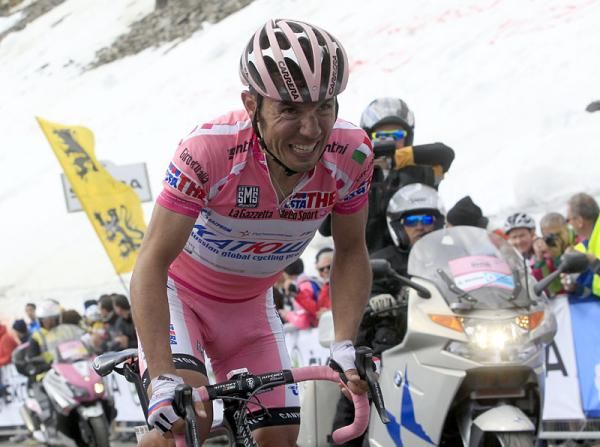 Joaquim Rodriguez (Katusha) nears the finish.