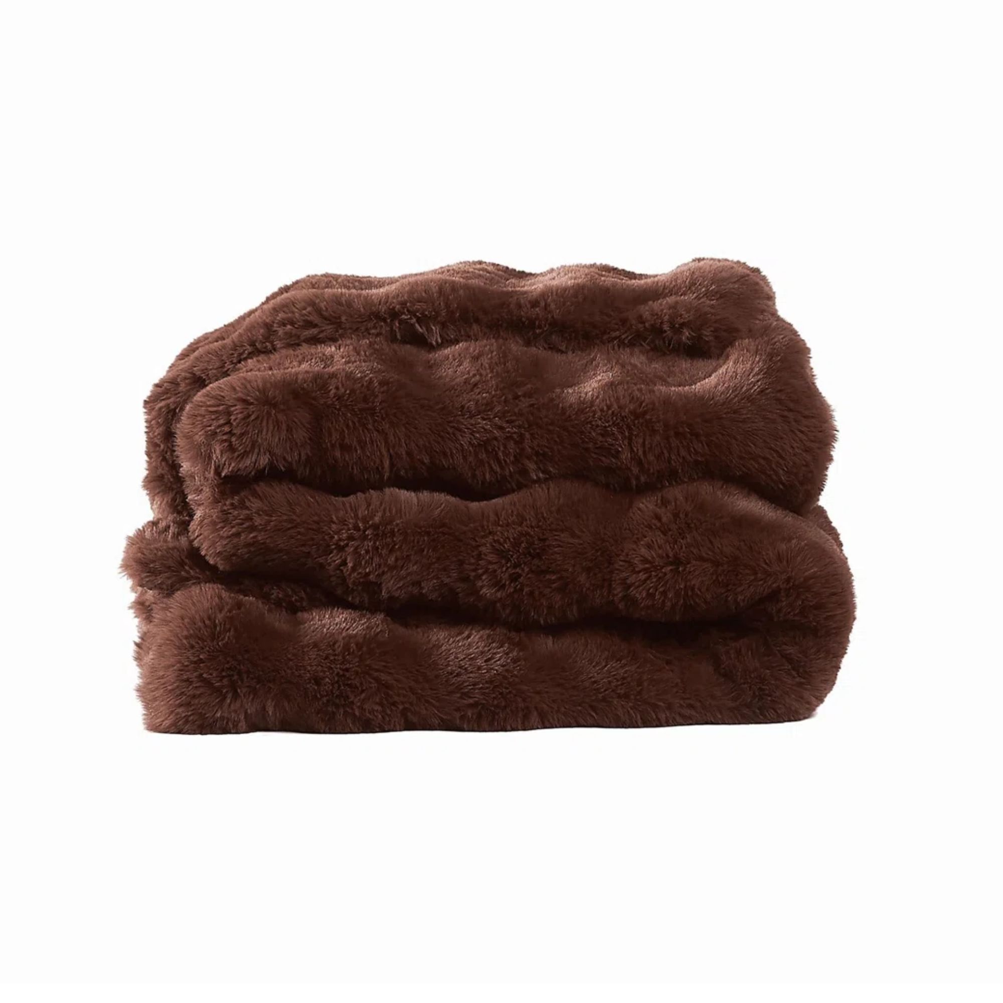 a brown bubble blanket