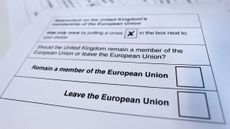 Ballot paper for EU referendum