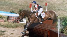 Dovecote Miss Scally and Tanya Buckingham at the junior European Championships in 2004.