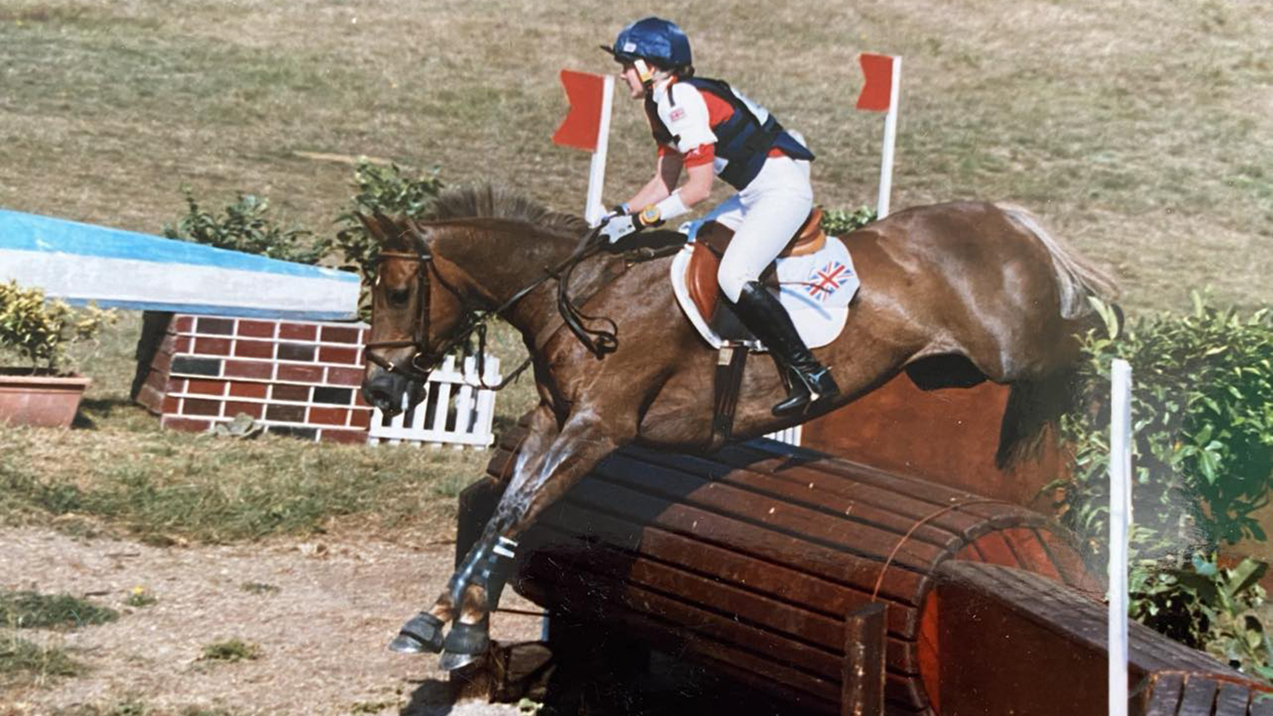 Dovecote Miss Scally and Tanya Buckingham at the junior European Championships in 2004.