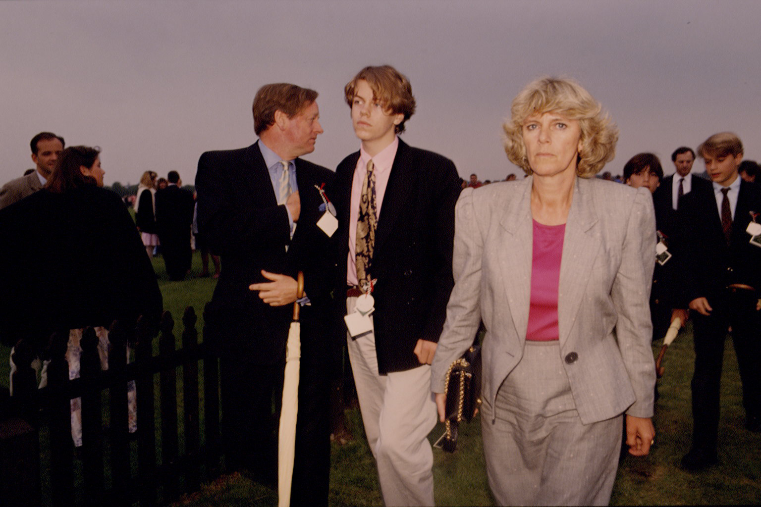 The Parker Bowles family in Windsor in June 1992