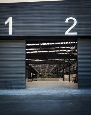 Warehouse entrance