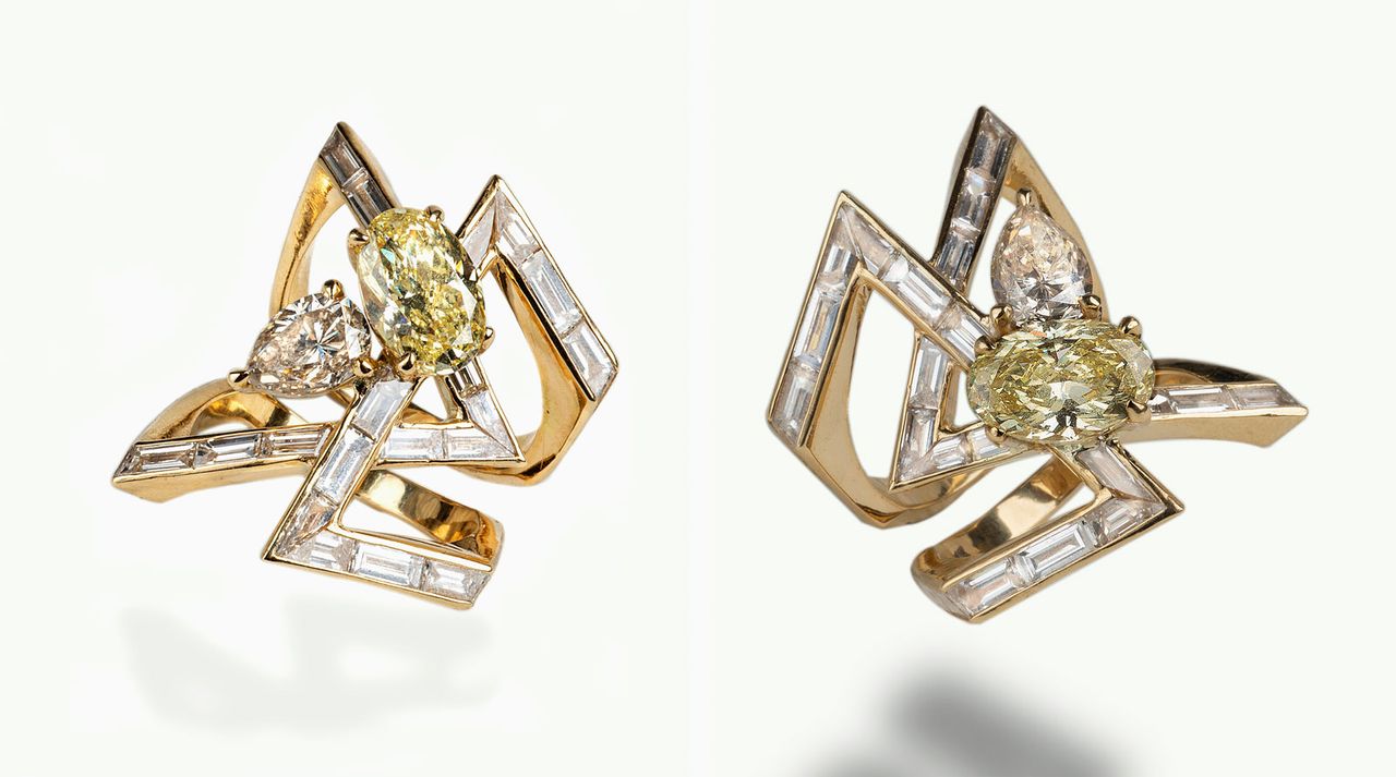 Gaelle Khouri&#039;s unusual engagement rings symbolise modern love